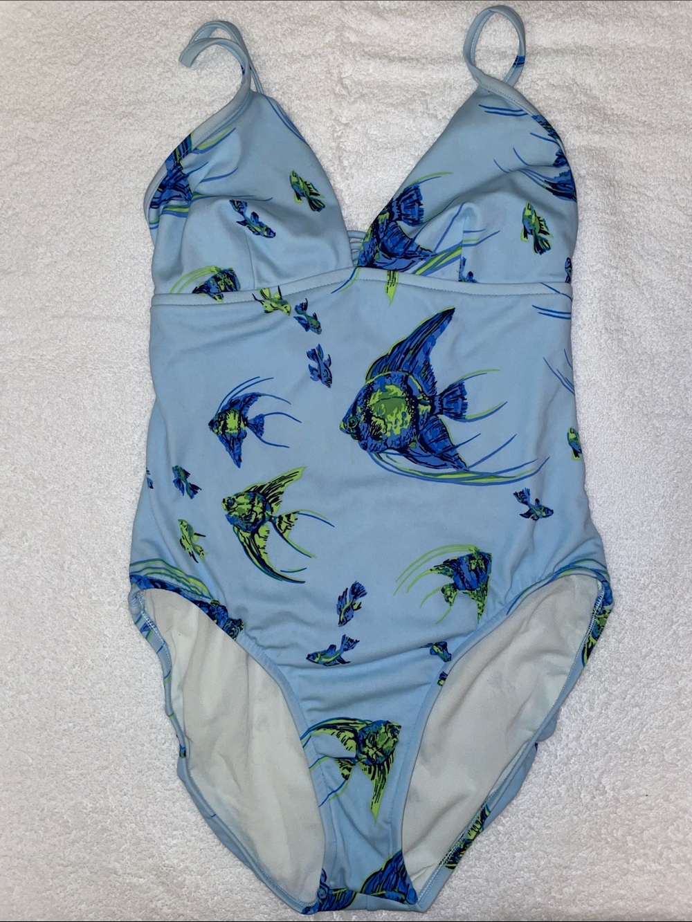 Jantzen Tie Back One Piece Swimsuit, Size 14